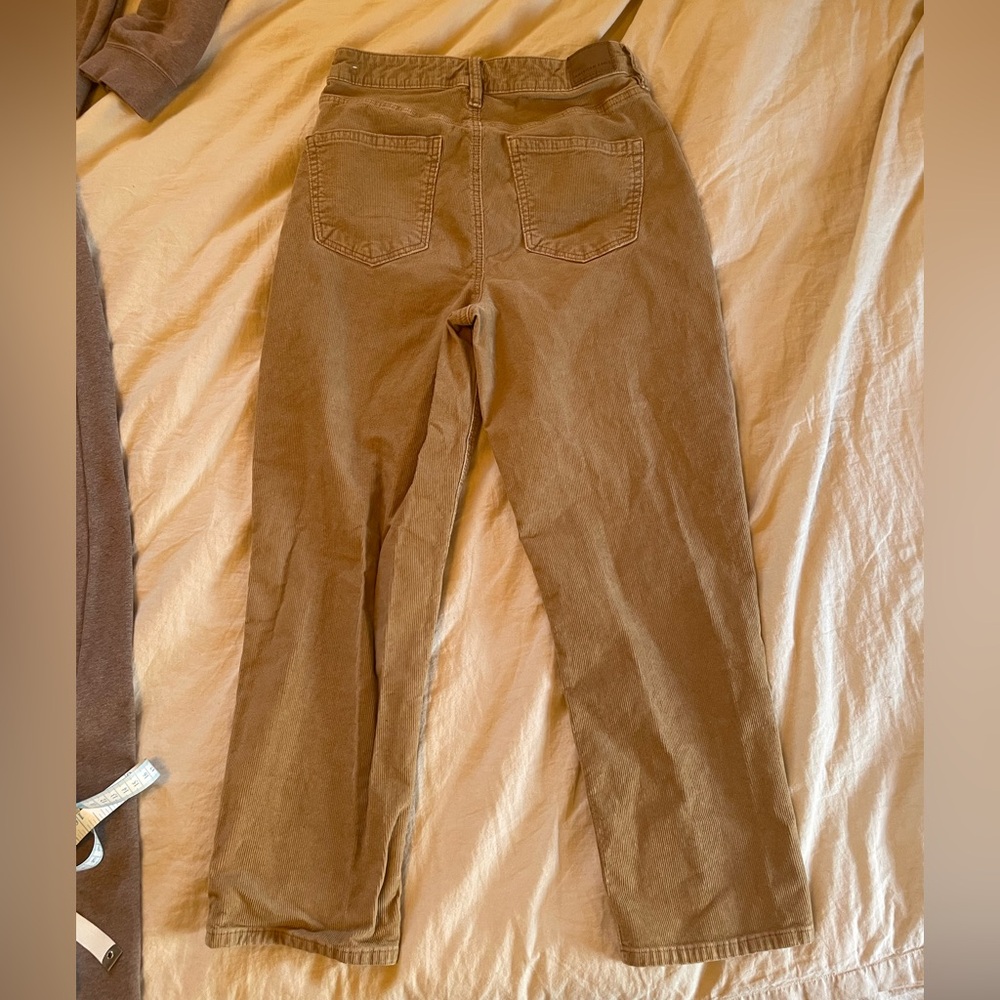 American Eagle Corduroy Tan High Waist Pants Size 8/Short. - Picture 5 of 5